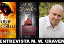 Entrevista M.W.Craven – Autor de la serie Washington Poe de novela negra entrevista mw craven