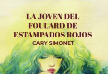 La joven del foulard de estampados rojos