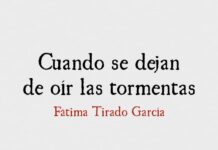 Cuando se dejan de oír las tormentas cuando se dejan de oir las tormentas