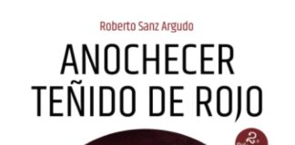 anochecer teñido de rojo