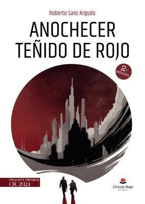 anochecer teñido de rojo