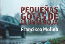 Pequeñas gotas de lluvia roja pequeñas gotas de lluvia roja